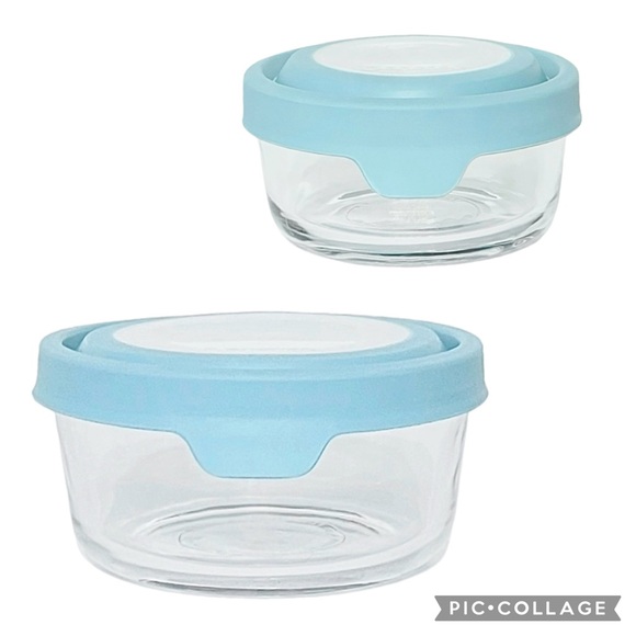 (3) Glass Food Storage Containers - Picture 3 of 5